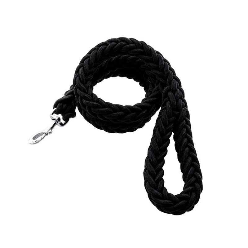 Robusto guinzaglio per cani di grossa taglia in Nylon per cani di taglia media corda rotonda per animali domestici robusta Bulldog Golden Retriever Pitbull catena di piombo forniture per animali domestici