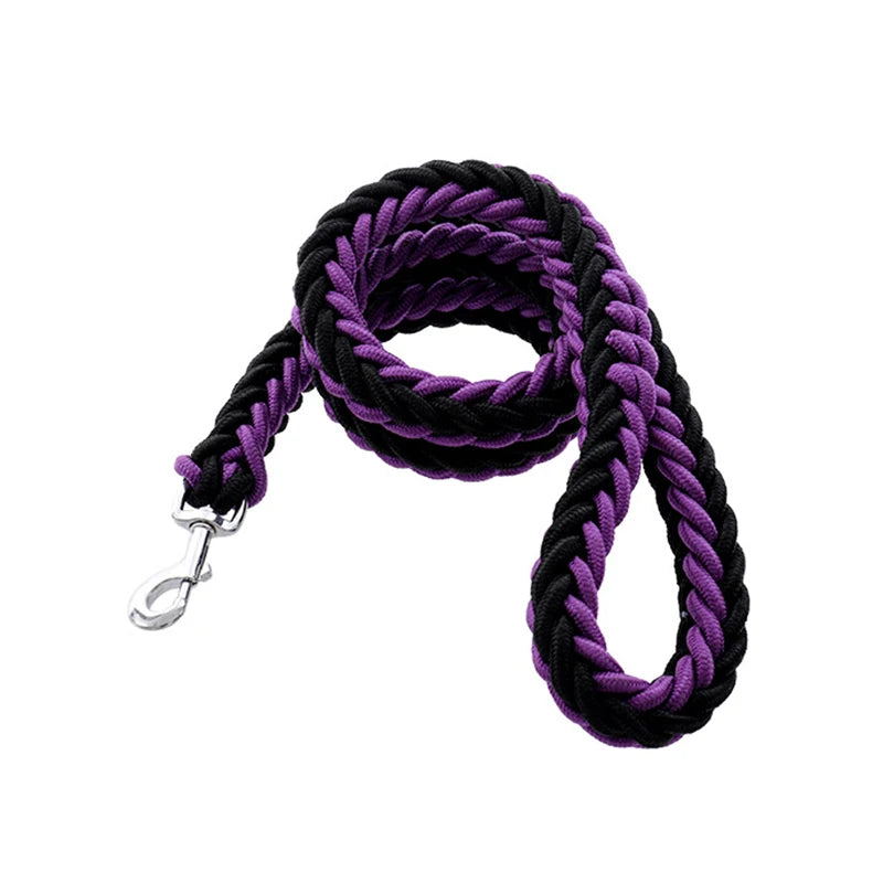 Robusto guinzaglio per cani di grossa taglia in Nylon per cani di taglia media corda rotonda per animali domestici robusta Bulldog Golden Retriever Pitbull catena di piombo forniture per animali domestici