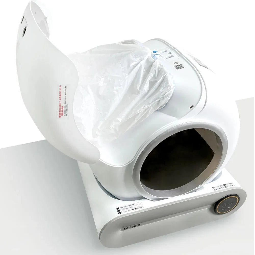 2/4/8 Rotoli Sacchetti Per Cacca Per Gatti Per Animali Domestici Smart APP Lettiera Pan Sacchetti Per La Pulizia Automatico Completamente Chiuso Lettiera Per Gatti Sacchetti Per Cacca forniture per animali domestici