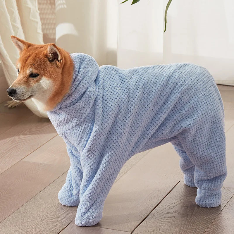 Animali domestici Articoli da bagno Cappotto per asciugare il cane Accappatoio Asciugamano assorbente Morbido Asciugamano da bagno per animali domestici Vestiti per cuccioli Cani Gatti Cappotto Forniture per animali domestici