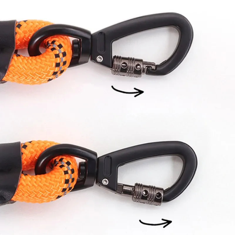 Guinzaglio per cani Guinzaglio per cani corto Guinzagli in un solo passaggio per cani che camminano Maniglia comoda Guinzagli per cani Corde da addestramento Catena riflettente per animali domestici