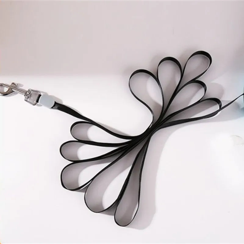 Guinzaglio per cani retrattile automatico da 2,5 m Corda di trazione circolare Mani libere per trattore per animali domestici Guinzaglio leggero a prova di esplosione