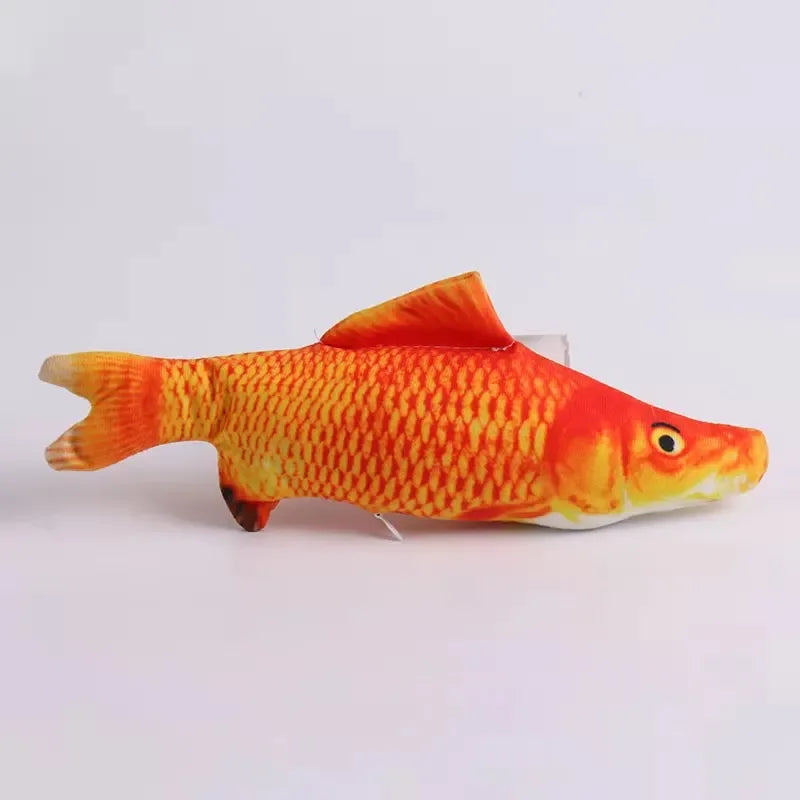 20/30/40 Creativo Giocattolo Del Gatto 3d Pesce Simulazione Morbido Peluche Anti-Mordere Erba Gatta Interazione Da Masticare Gatto Finto Pesce Giocattolo Accessori Per Animali Domestici