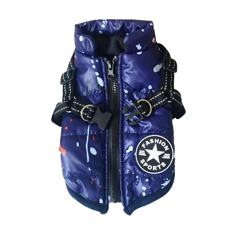 Vestiti per cani da compagnia Giacca invernale super calda Cappotto in cotone più spesso impermeabile per cani di piccola taglia e media Cucciolo di Yorkshire Outfit