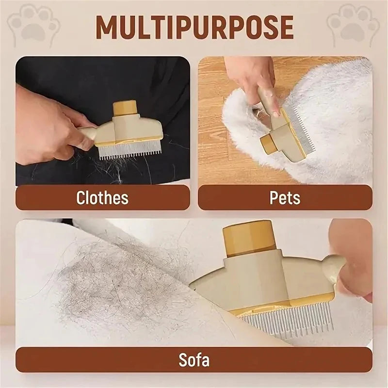 Spazzola per la depilazione degli animali domestici, peli di cani e gatti, accessori per animali domestici, peli lunghi, pettine per gatti e cani, spazzola da bagno, forniture per animali domestici