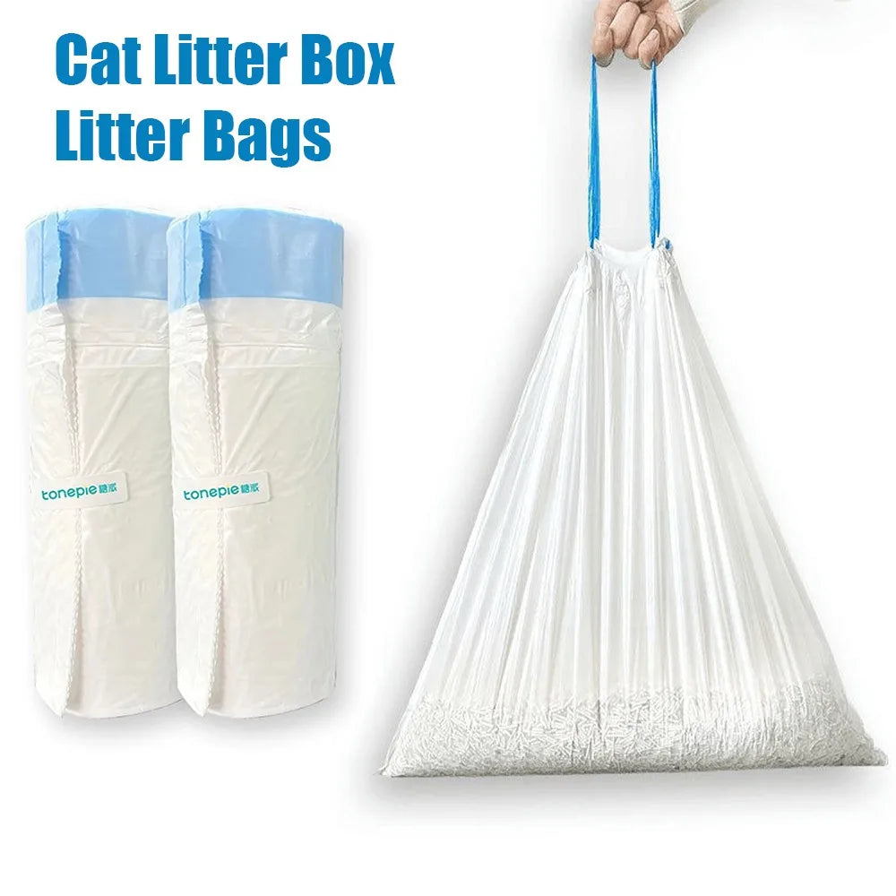 2/4/8 Rotoli Sacchetti Per Cacca Per Gatti Per Animali Domestici Smart APP Lettiera Pan Sacchetti Per La Pulizia Automatico Completamente Chiuso Lettiera Per Gatti Sacchetti Per Cacca forniture per animali domestici